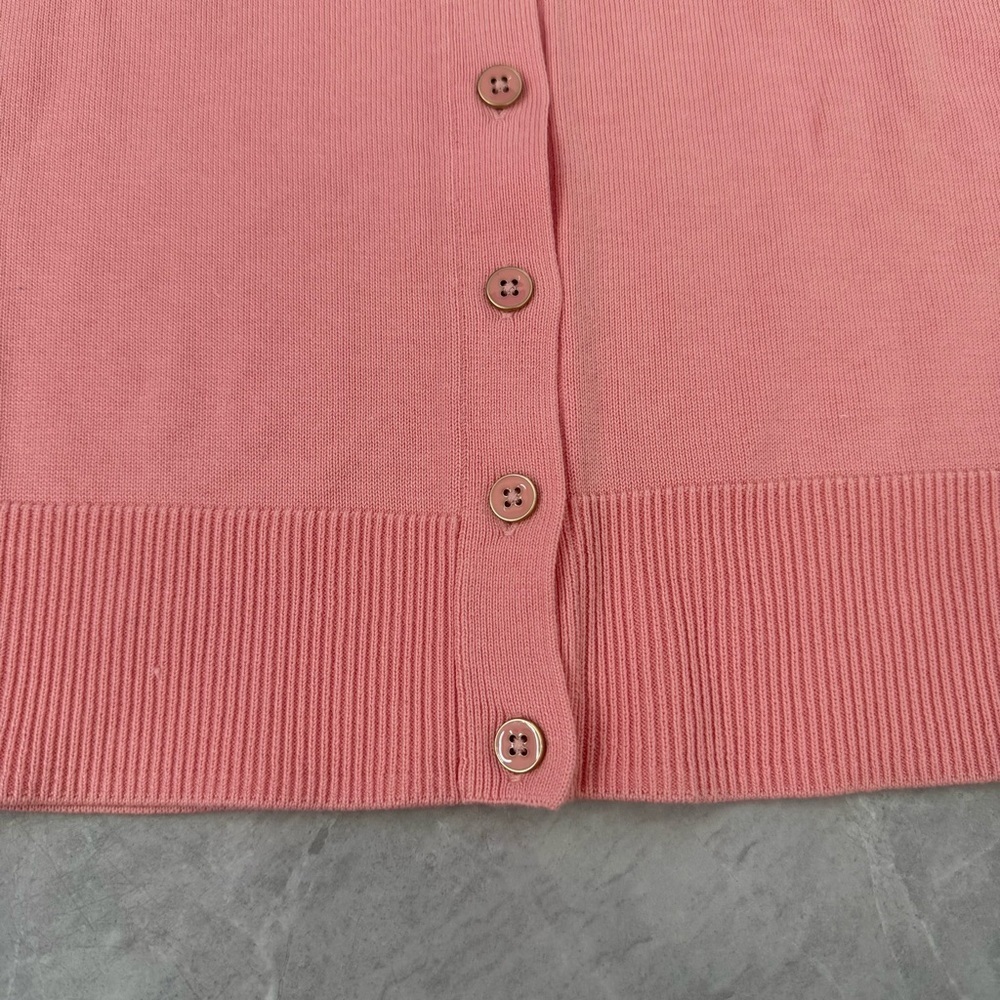 Women’s Talbots Button Front Girlfriend Cardigan Long Sleeve V-Neck Sweater XS - Picture 7 of 16